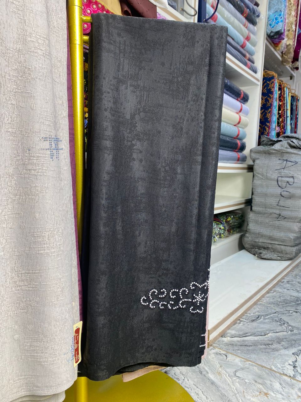 Black Two-Tier Blusher Veil 